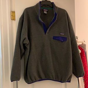 EUC Patagonia Synchilla Gray Pullover | Sz L